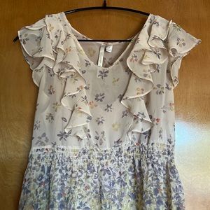 Lauren Conrad Size 6 Floral Dress